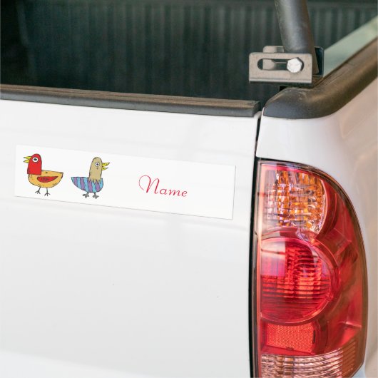 4 Funny Birds Thunder_Cove Bumpersticker (Op Truck)