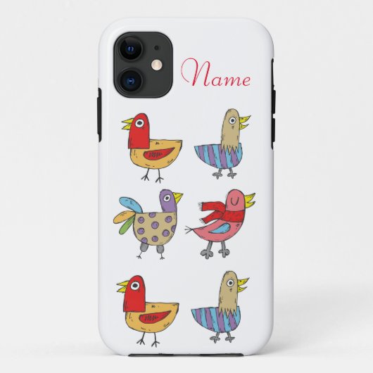 4 Funny Birds Thunder_Cove Case-Mate iPhone Case (Achterkant)