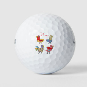 4 Funny Birds Thunder_Cove Golfballen