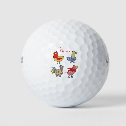 4 Funny Birds Thunder_Cove Golfballen (Voorkant)
