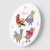 4 Funny Birds Thunder_Cove Grote Klok (Hoek)