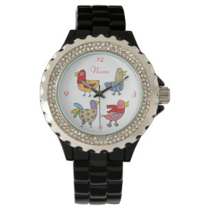 4 Funny Birds Thunder_Cove Horloge
