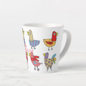 4 Funny Birds Thunder_Cove Latte Mok (Rechterhoek)