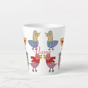 4 Funny Birds Thunder_Cove Latte Mok