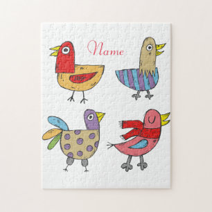 4 Funny Birds Thunder_Cove Legpuzzel