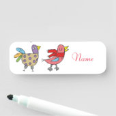 4 Funny Birds Thunder_Cove Naamplaatje (In situ)