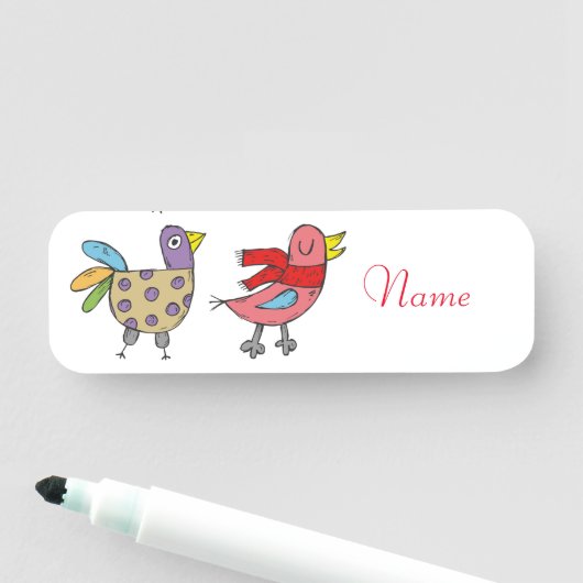 4 Funny Birds Thunder_Cove Naamplaatje (In situ)