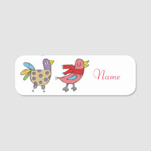 4 Funny Birds Thunder_Cove Naamplaatje