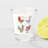 4 Funny Birds Thunder_Cove Shot Glas (Voorkant)