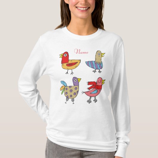 4 Funny Birds Thunder_Cove T-shirt (Voorkant)