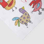 4 Funny Birds Thunder_Cove Tissuepapier (Detail)