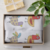 4 Funny Birds Thunder_Cove Tissuepapier (Geschenk)