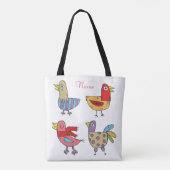 4 Funny Birds Thunder_Cove Tote Bag (Achterkant)