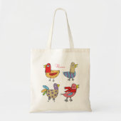 4 Funny Birds Thunder_Cove Tote Bag (Voorkant)