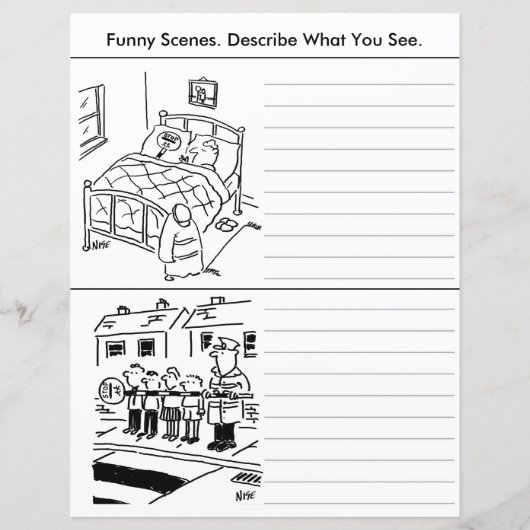 4 Funny Crossing Patrol Lollipop Mannen Cartoons (Achterkant)