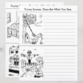 4 Funny Crossing Patrol Lollipop Mannen Cartoons (Voorkant / Achterkant)