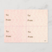 4 Funny Monkey Top Banaan Valentijnse Kaarten Feestdagenkaart (Achterkant)