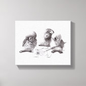 4 Funny Owls, 1 called Pablo print (Voorkant)