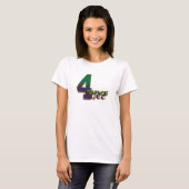 4-Geef 4-Get 4 Favre Women's Green T-Shirt (Voorkant volledig)