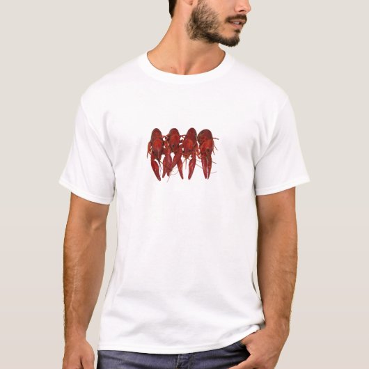 4 Gekookte kreeft T-shirt (Voorkant)