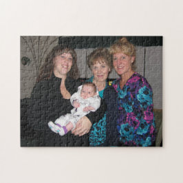 4 Generaties die de uitdaging van de puzzel van de