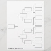 4 Generation Genealogie Lineage Sheet Flyer (Achterkant)