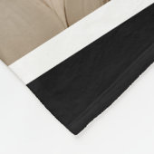 4 Gepersonaliseerde foto en tekst Sjabloon Fleece Deken (Hoek)