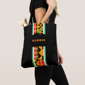 #4 Gepersonaliseerde schoudertas African Print    Tote Bag