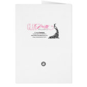 4 Geschakelde Avond Moonlit Wedding Place Card (Achterkant)