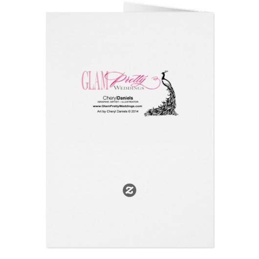 4 Geschakelde Avond Moonlit Wedding Place Card (Achterkant)