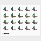 4-geven 4-krijgen 4 Favre sticker (Vel)