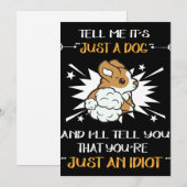 4 Gewoon een idiote corgi Kaart (Voorkant / Achterkant)