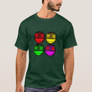 4 gezichten t-shirt