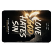 # 4   God liefhebben zonde haten Magneet (Horizontaal)