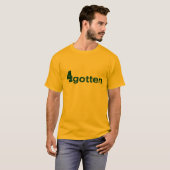 4. - Goud Man T T-shirt (Voorkant volledig)