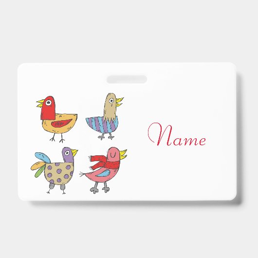 4 Grappige Vogels Thunder_Cove  Badge (Voorzijde)