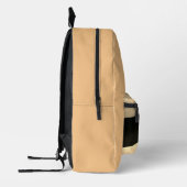 4 Haar College Varsity School Travel Chic Yellow Bedrukte Rugzak (Links)