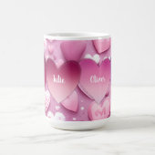 4 Harten Familienamen Koffiemok (Center)