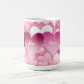 4 harten Familienamen Koffiemok (Center)