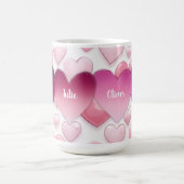 4 Harten Familienamen Koffiemok (Center)