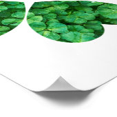 4 Hartklaver St Patrick's Day Irish Shamrocks Poster (Hoek)