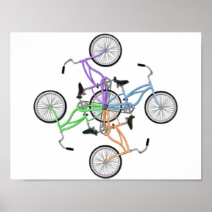 4 het met elkaar verbinden van verschillende gekle poster