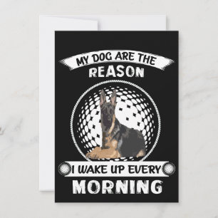 4 Honden Zijn De Reden Dat Ik Elke Ochtend Wakker  Kaart
