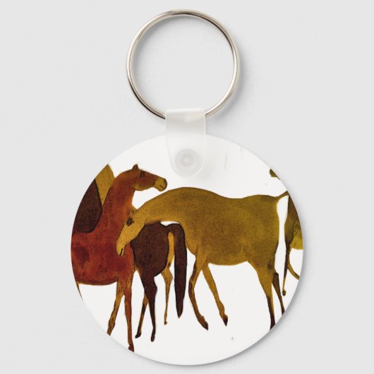 4-HORSES SLEUTELHANGER (Voorkant)