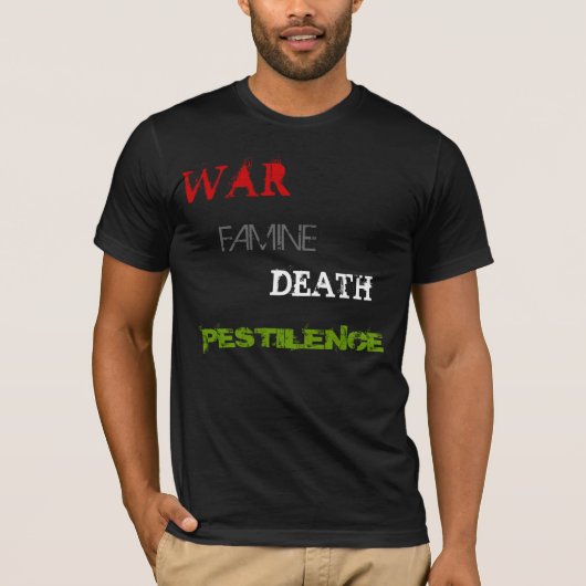 4 Horssperma T-shirt (Voorkant)