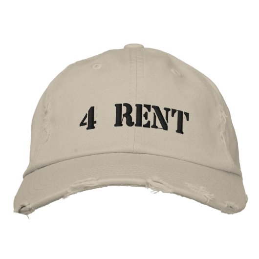 4 huur geborduurde pet (Voorkant)