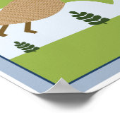 4-in-1-dinosaurussen/Dino 8x10-inch zurenwerk Poster (Hoek)