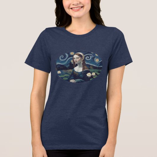 4-in-1 Schilderij Tri-Blend Shirt (Voorkant)