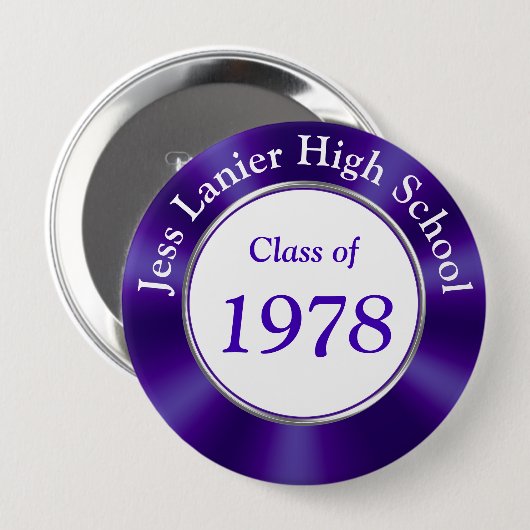  4-inch Buttonnen voor reünie Ronde Button 4,0 Cm (Voorkant /achterkant)