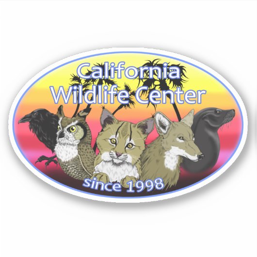 4-inch CWC-Sticker - Ontwerp door Iain Wade Sticker (Voorkant)